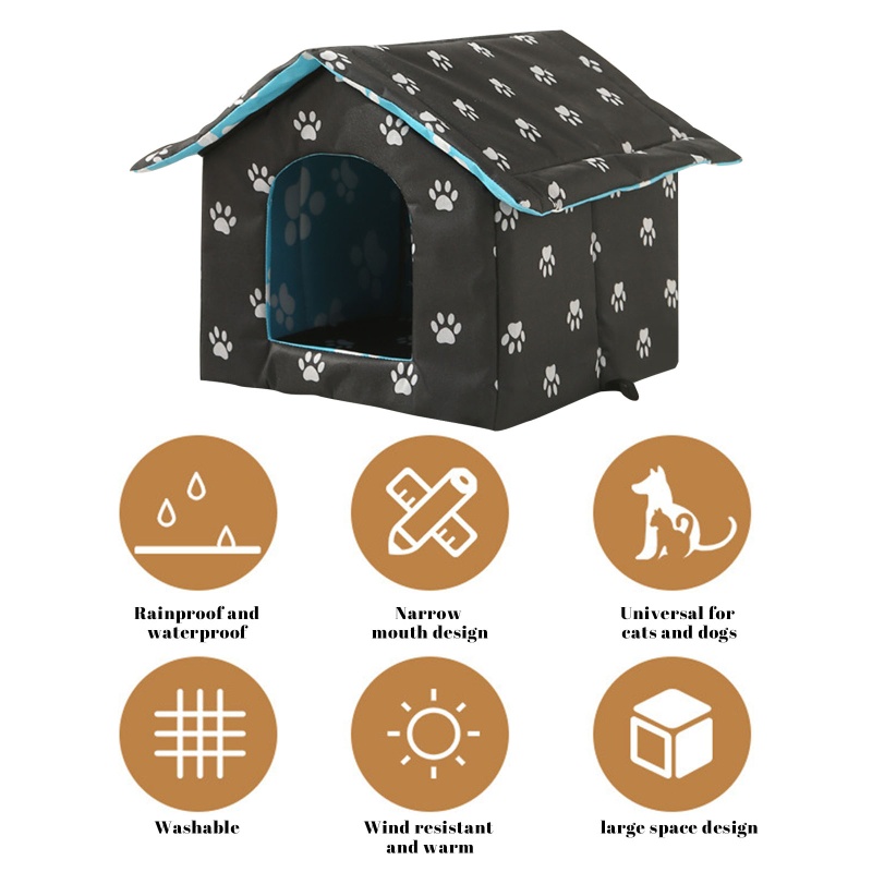 Lều Cắm Trại Ngoài Trời Chống Thấm Nước Cho Mèo Cưng