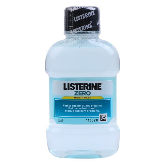 Nước Súc Miệng Listerine Zero Không Cay (80ml / Chai)