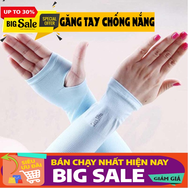 Găng tay chống nắng Hàn Quốc Let's Slim dành cho nam và nữ New (giao màu ngẫu nhiên)