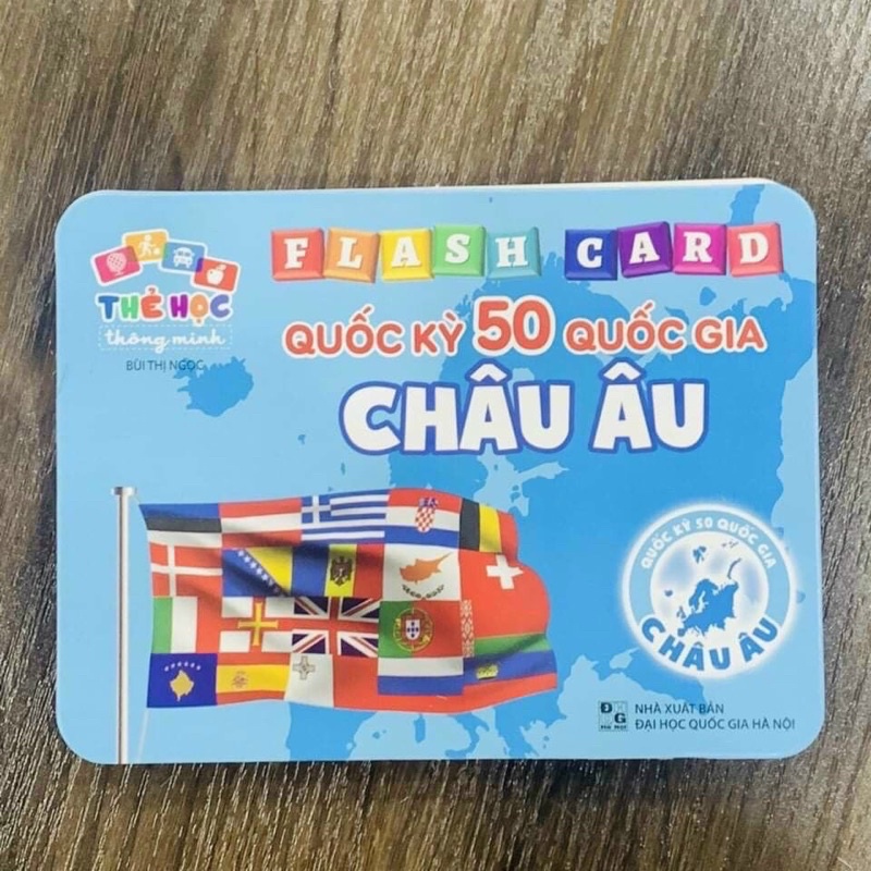 Thẻ cờ các nước trên thế giới cho bé