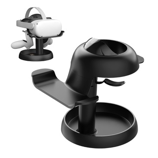 pri VR Headset and Touch Controllers Display Stand Helmet & Handle Holder for Pico 4