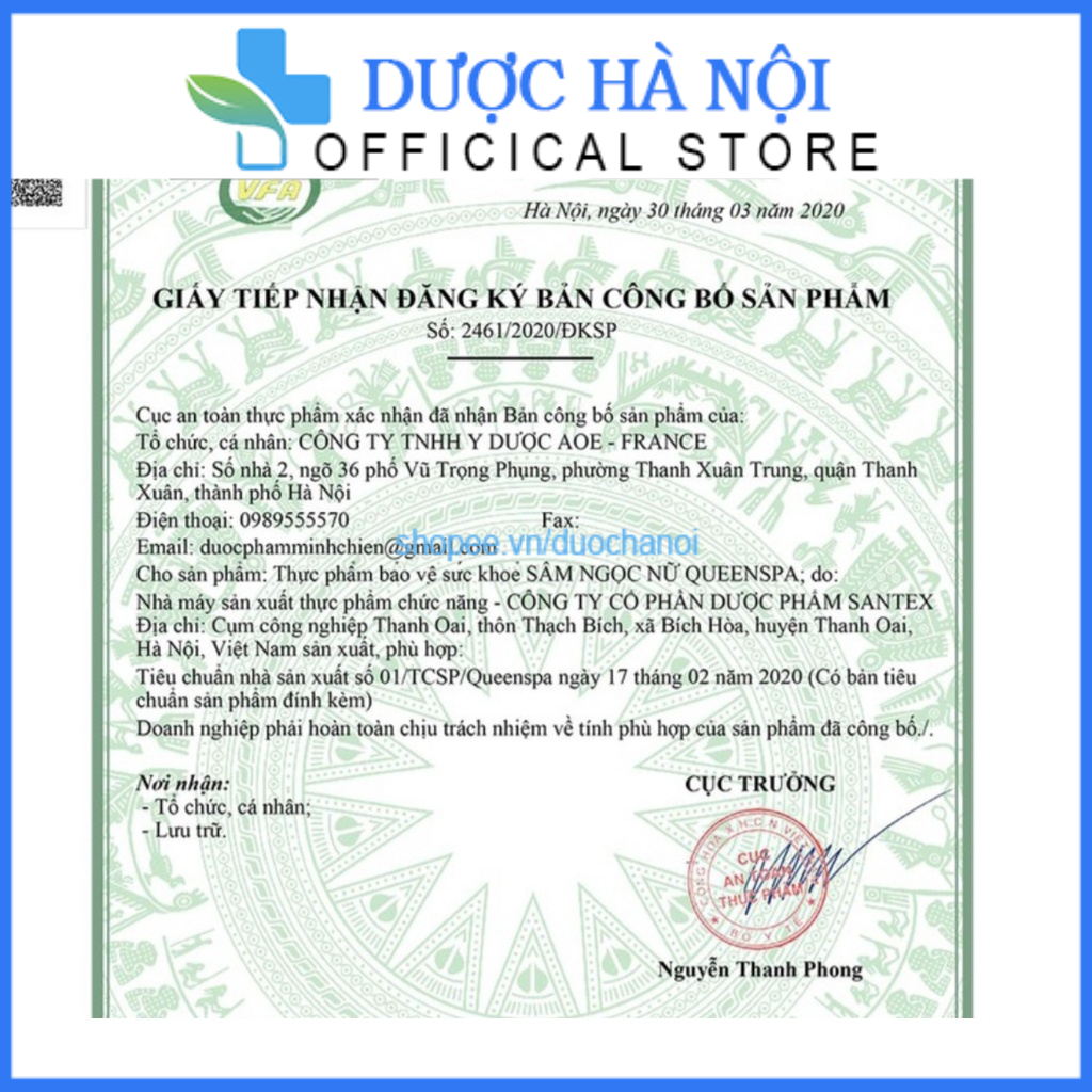 Viên uống đẹp da Sâm tố nữ Queen Spa  trắng da giảm lão hóa , ngừa nám tàn nhang hộp 30 viên