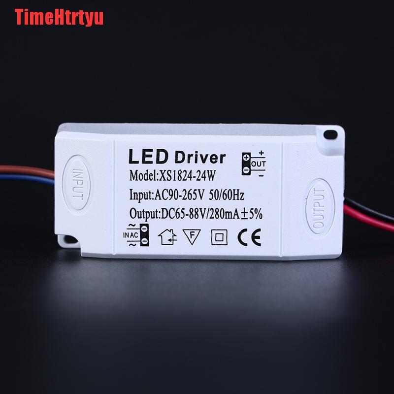 TimeHtrtyu 3W 7W 12W 18W 24W power supply driver adapter transformer switch for LED lights