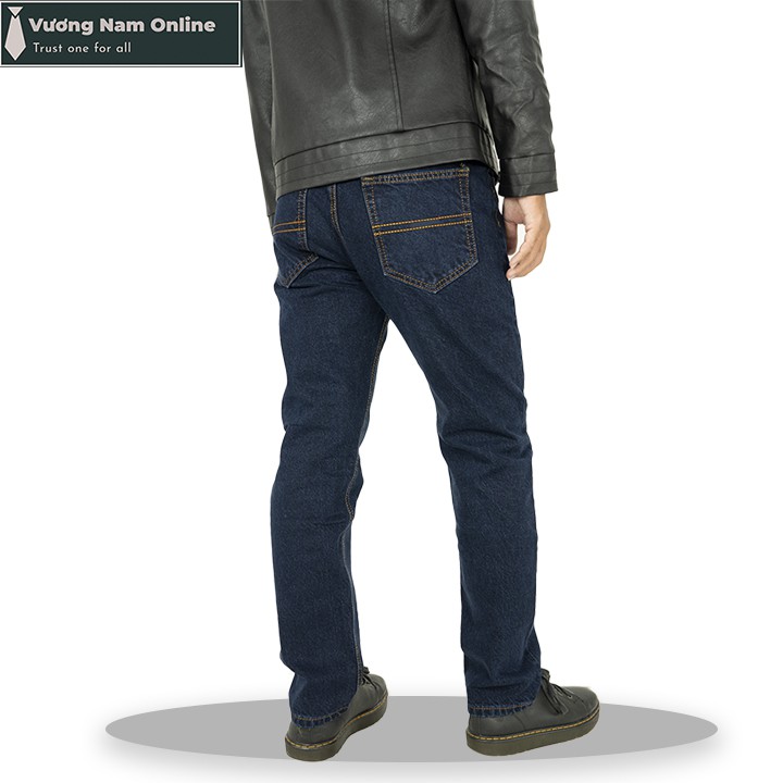 Quần jean nam chất bò trung niên ống suông trơn đẹp cao cấp big size VN29C | BigBuy360 - bigbuy360.vn