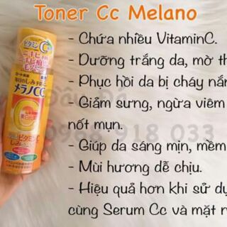 NƯỚC HOA HỒNG CC MELANO NHẬT BẢN