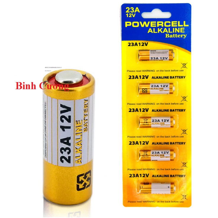 Vỉ 5 Pin Alkaline 12V 23A