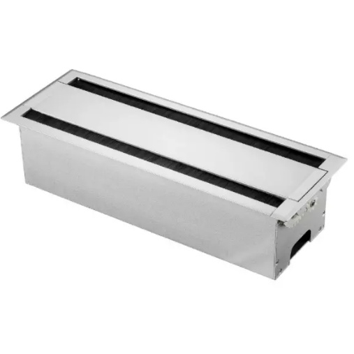 Hộp điện âm bàn họp văn phòng - bàn làm việc, mở lật 2 chiều 40cm
