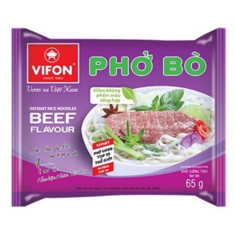 Phở ăn liền Vifon gói 65g