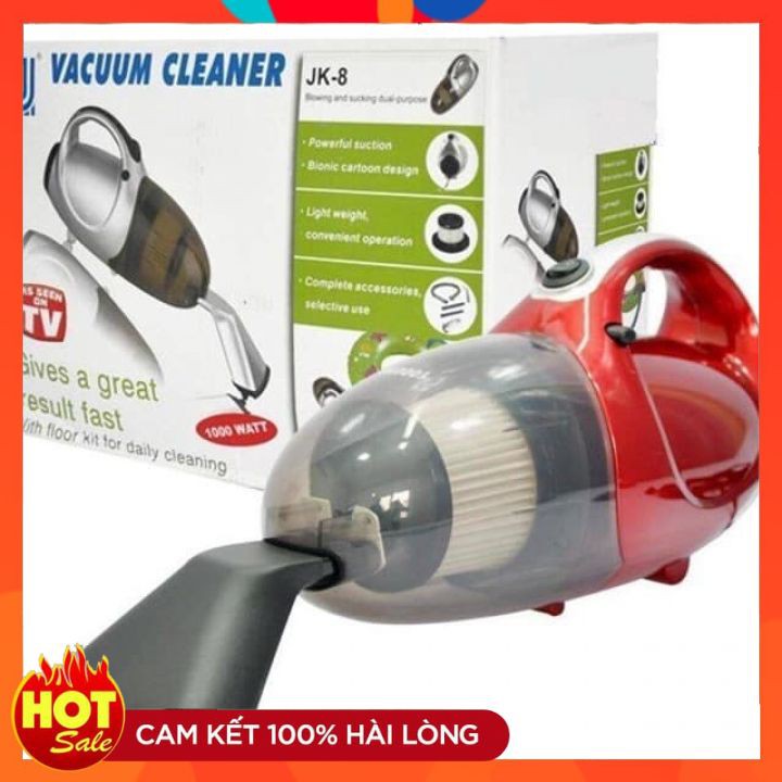 [HÀNG CHÍNH HÃNG] Máy Hút Bụi Mini Cầm Tay 2 Chiều JK-8 1.000W