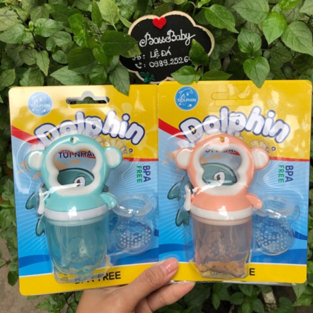 Túi nhai ăn dặm cao cấp Dolphin