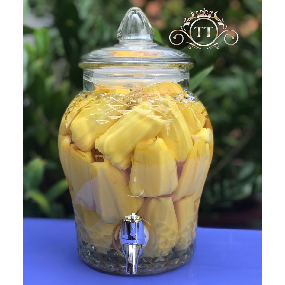 BÌNH NGÂM RƯỢU SÂM HỌA TIẾT KIM CƯƠNG 10 LÍT (CÓ VAN) &amp; ( KHÔNG VAN )