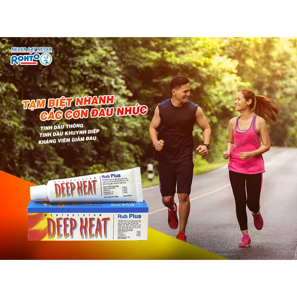 KEM BÔI GIẢM ĐAU DEEP HEAT