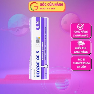 Kem chấm mụn Galderma Benzac AC 5 5% tuýp 15g