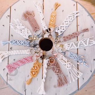 Móc khoá vintage macrame