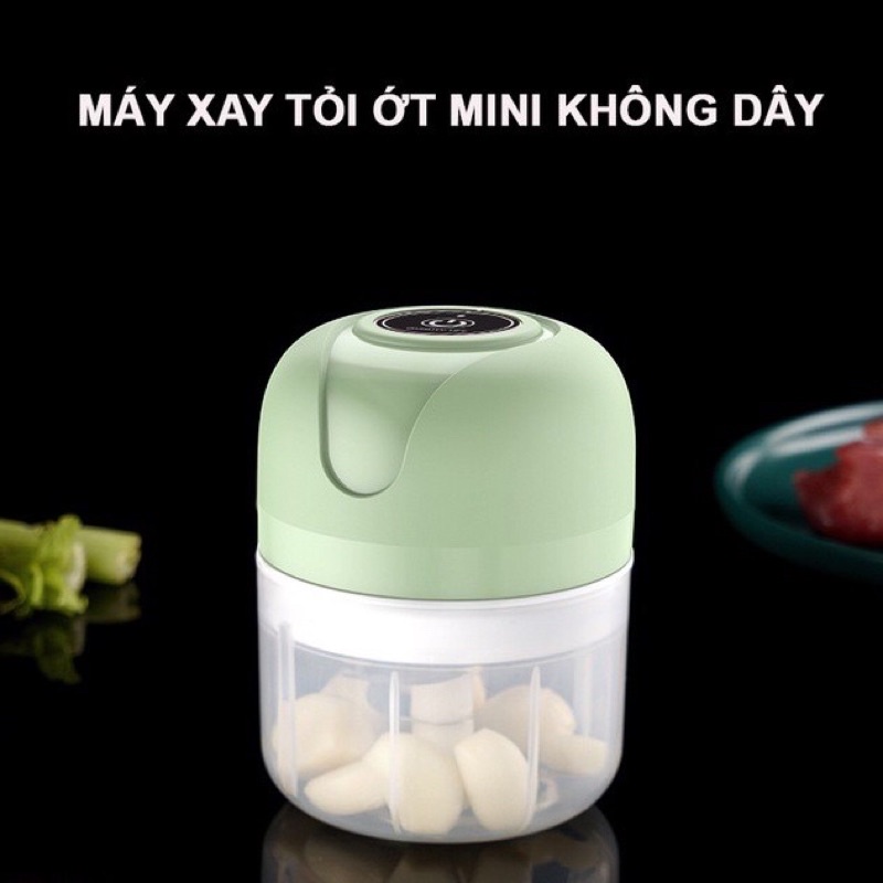 [Hàng Cao Cấp Loại 1] Máy Xay Tỏi Ớt Cầm Tay 250ml Siêu Tiện Lợi