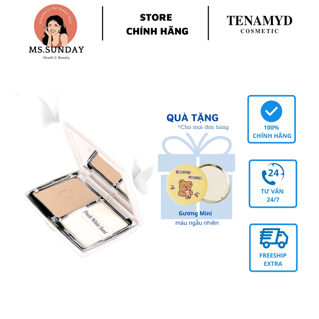 Phấn Trắng Tinh Chế Siêu Mịn Tenamyd Pure White Powder SPF 15