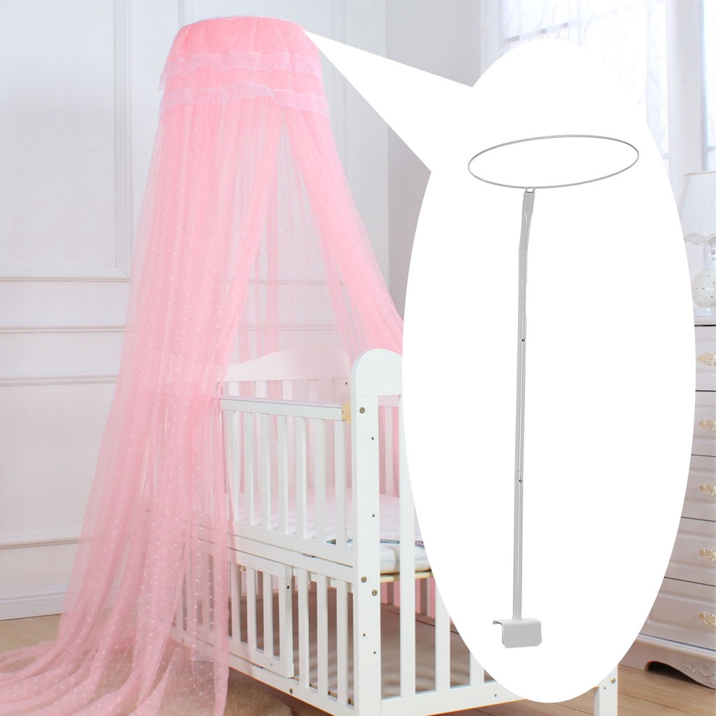 Summer mosquito Crib netting Baby cot universal crib Canopy Drape Bed holder Bed support