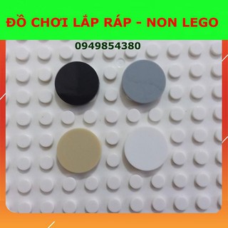 Đồ chơi combo 20 gạch trơn tròn 2x2 no.028 - phụ kiện moc