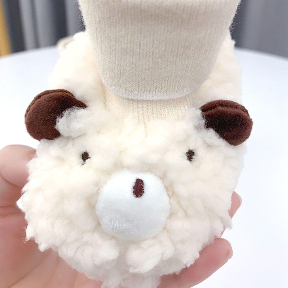 SUSANS Ốp Bọc Giày Bằng Cotton Phối Lông Nhung Dày Dặn Dành Cho Trẻ Em