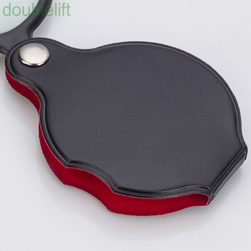 Kính lúp mini bỏ túi kích thước 8x 50mm dùng đọc trang sức màu sắc ngẫu nhiên