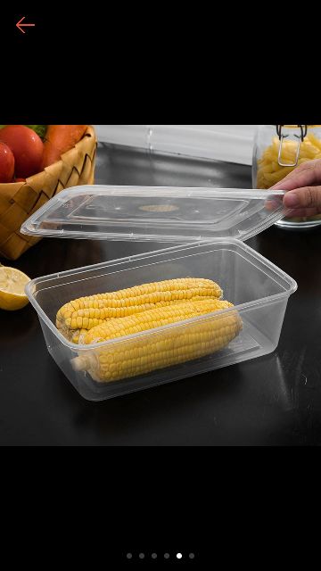 Lốc 10 cái Hộp nhựa chữ nhật 550ml- 700 ml- 1000 ml