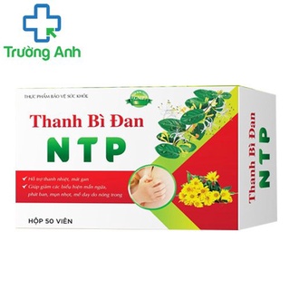 Thanh Bì Đan NTP - Viên uống hỗ trợ thanh nhiệt, mát gan