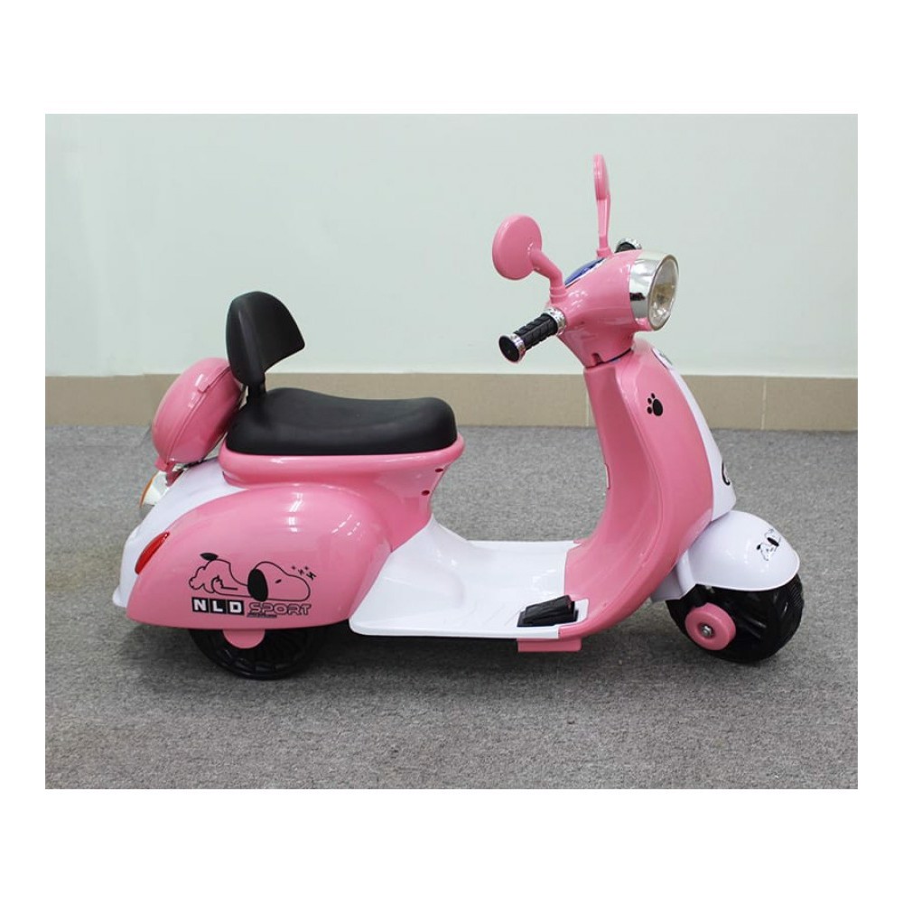 Xe máy điện trẻ em Vespa cổ 3279 có nhạc đèn