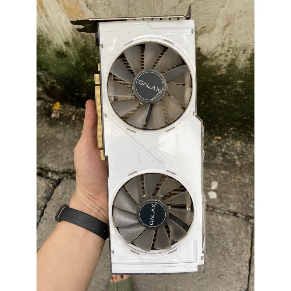 VGA chơi game GALAX RTX 2080 White 1 Click OC RGB card đồ họa gaming NVIDIA GeForce
