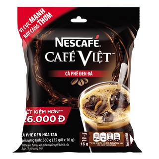 E - Cà Phê Đen Đá Nescafe Việt 2in1 35Gói*16G