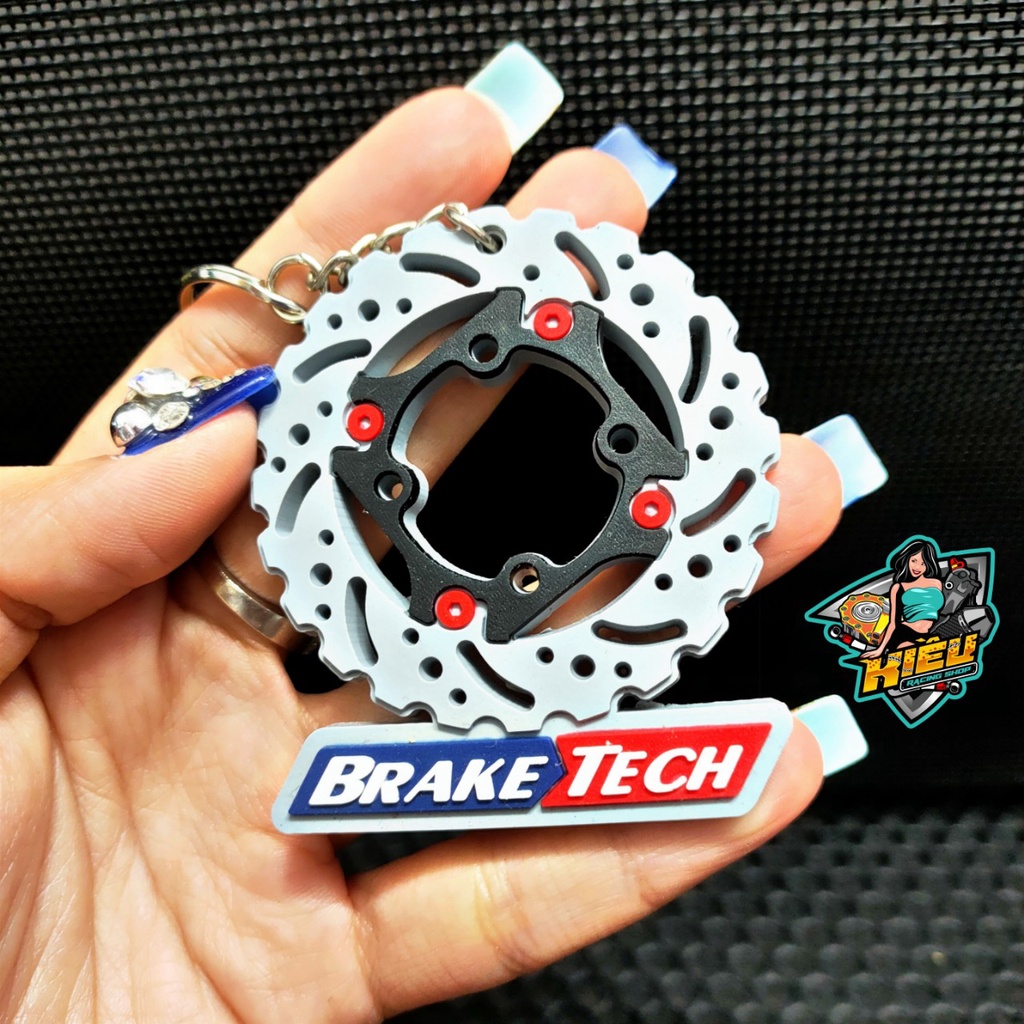 Móc Khóa Chữ Ohlins, Nitron, Mẫu Đĩa, YSS