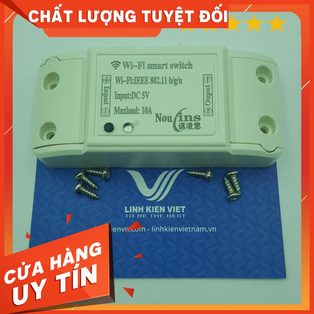 Module điều khiển thiết bị qua Wifi 5V 1 kênh - điều khiển bằng phần mềm ewelink