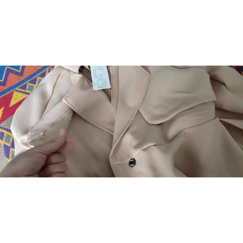 [SĂN HÀNG] Áo khoác măng tô nữ dáng ngắn hàng QC(Ảnh thật)