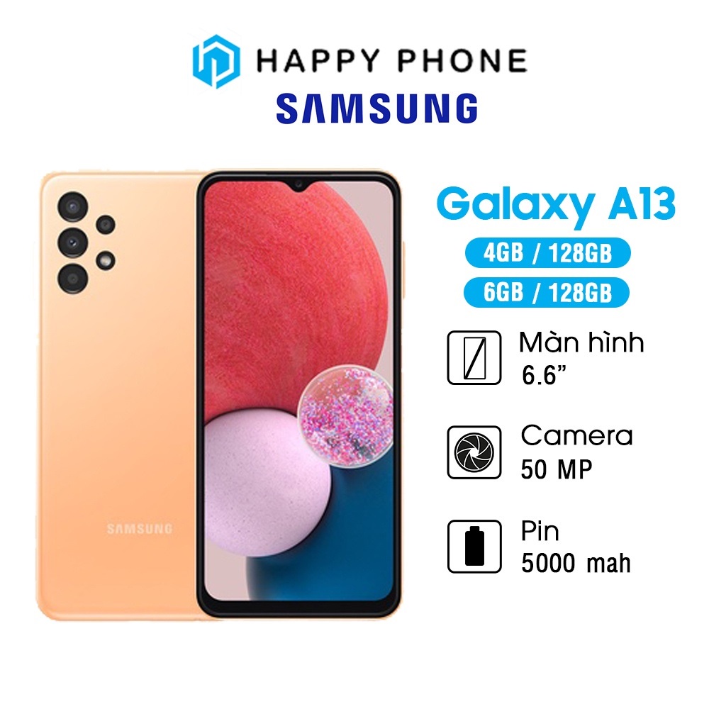 Điện thoại Samsung Galaxy A13 - Hàng chính hãng, Mới 100%, Bảo hành 12 tháng