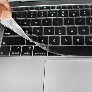 Miếng Lót Phủ Bàn Phím Màu Trong Suốt Silicon Cho Macbook Air 13" (US)