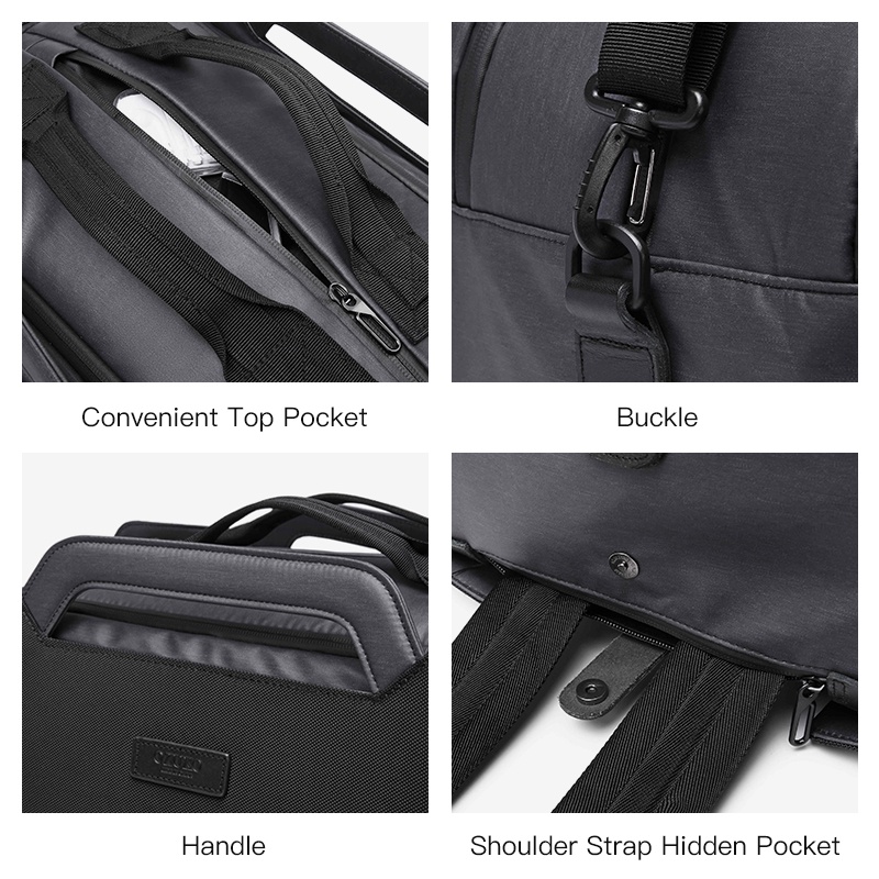 Túi xách du lịch OZUKO sức chứa lớn chống thấm nước chống trộm