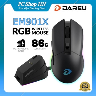 Chuột không dây Gaming DAREU EM901X RGB - SUPERLIGHT, FAST CHARING DOCK thumbnail