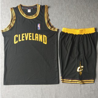 Quần áo bóng rổ  CLEVELANHD đen