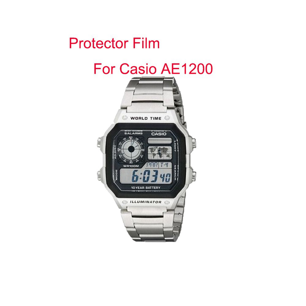 Miếng Dán Bảo Vệ Màn Hình Chống Bụi Cho Đồng Hồ Casio Ae1200 Ae-1200 Ae-1200Whd-1A