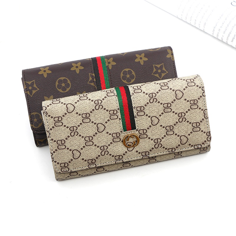 Ví Dài Dạng Gập In Họa Tiết Thời Trang Cho Nữ