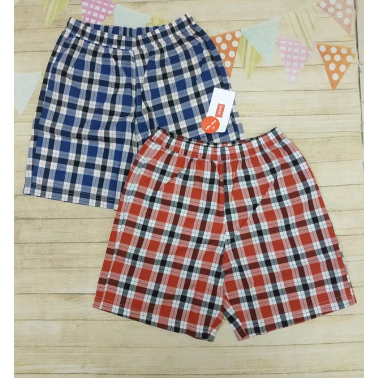 Set 2 quần đùi thô cotton bé trai Canifa