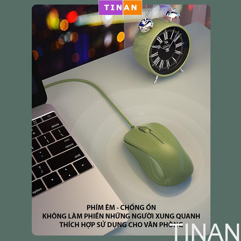[Chuẩn Xịn BH 12 tháng) Chuột Máy Tính Có Dây BOW M136U, Màu Morandi Mới, Dùng Cho Văn Phòng