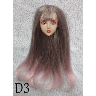 Tóc giả búp bê vòng đầu 11.5 cm