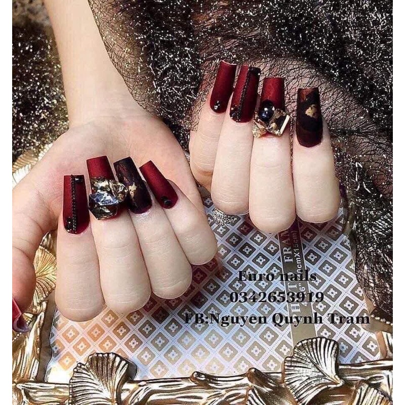 Sơn gel đỏ tuyết xu hướng 2022, chai 15ml