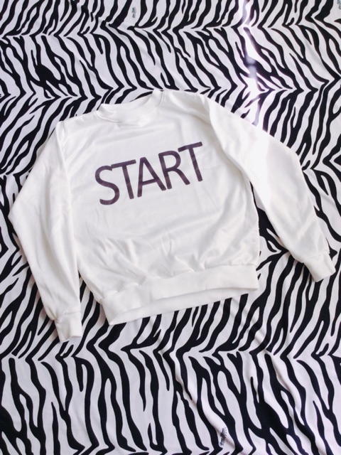 (có ảnh thật) Áo unisex Sweater in nỉ bông nhiều màu (35-68kg). word - chữ - start | BigBuy360 - bigbuy360.vn