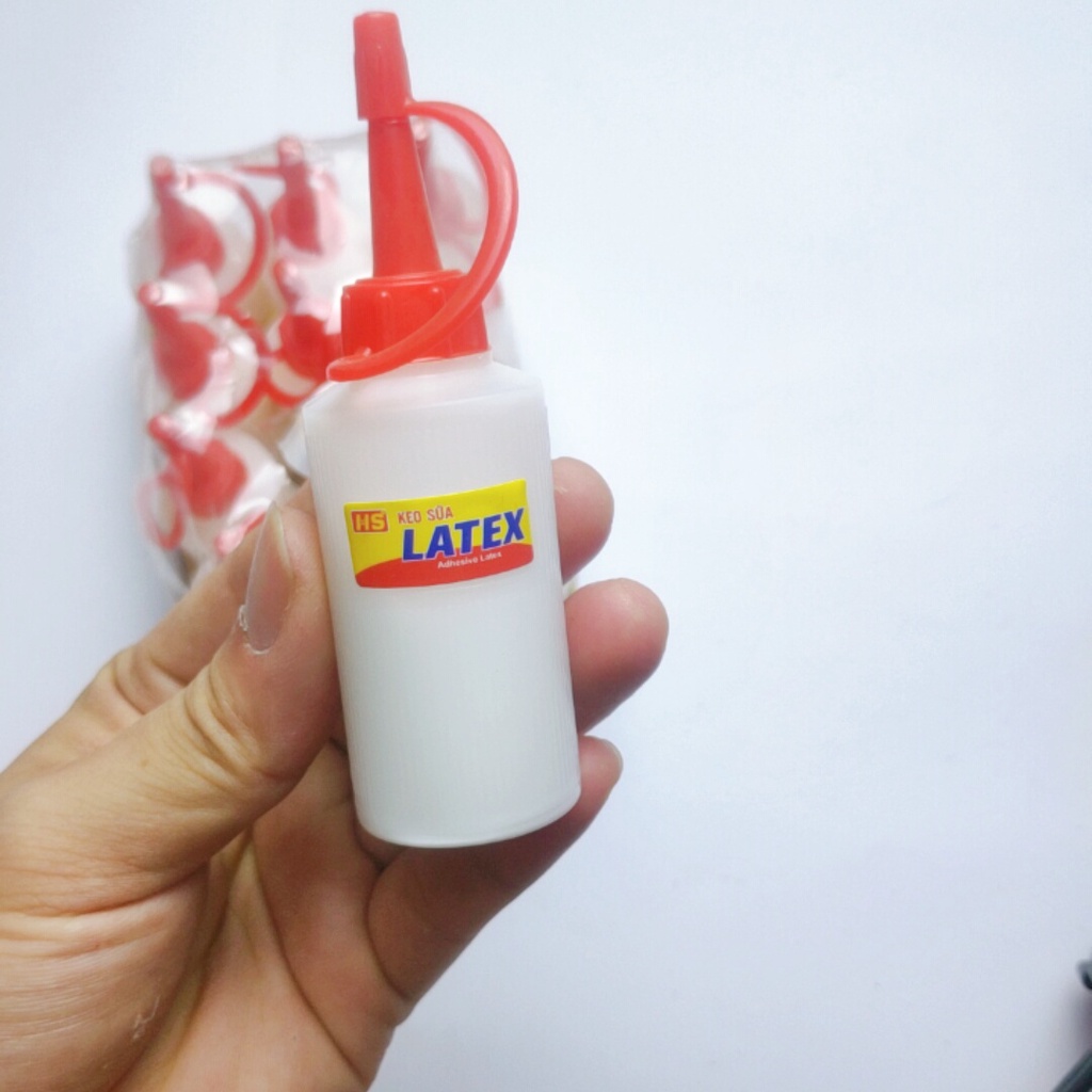 Keo Sữa Latex Dính Chắc Dán Mọi Chất Liệu Lọ 30ml