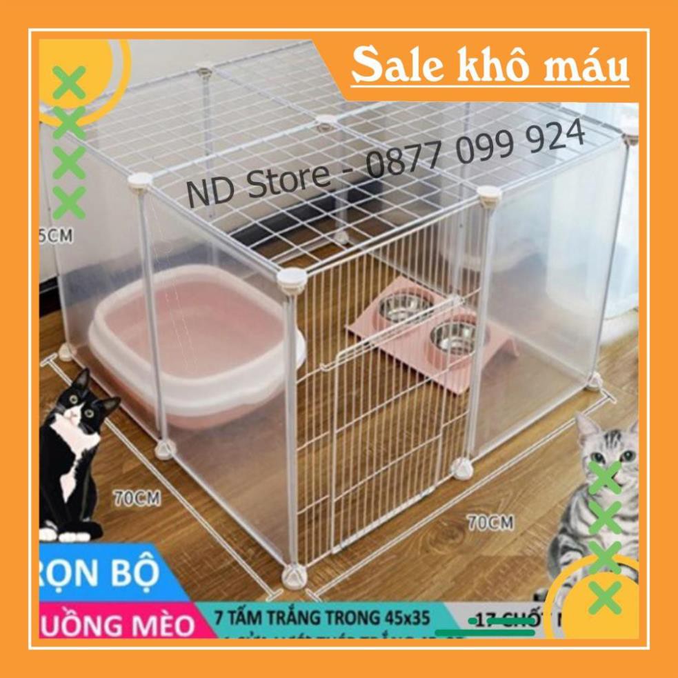 HG2810 [BÁN THEO TẤM] Lưới Sắt, Tấm Nhựa Trong, Thép Nhiều Màu Quây Chuồng Chó, Mèo, Hamster, Thú Cưng, Thỏ [TẶNG CHỐT]