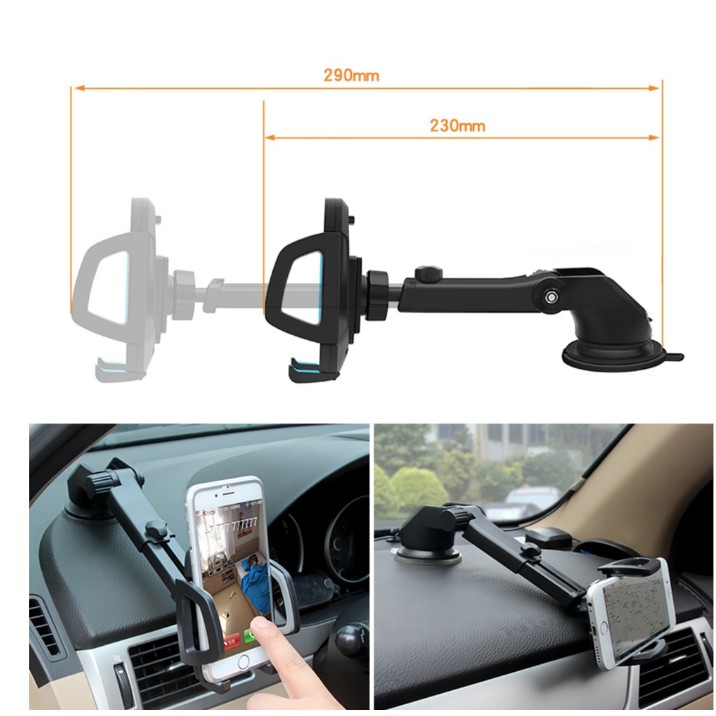 Giá Đỡ Kẹp Điện Thoại Cao Cấp Trên Ô Tô YASUA01 - Giá đỡ điện thoại xoay 360 độ | BigBuy360 - bigbuy360.vn