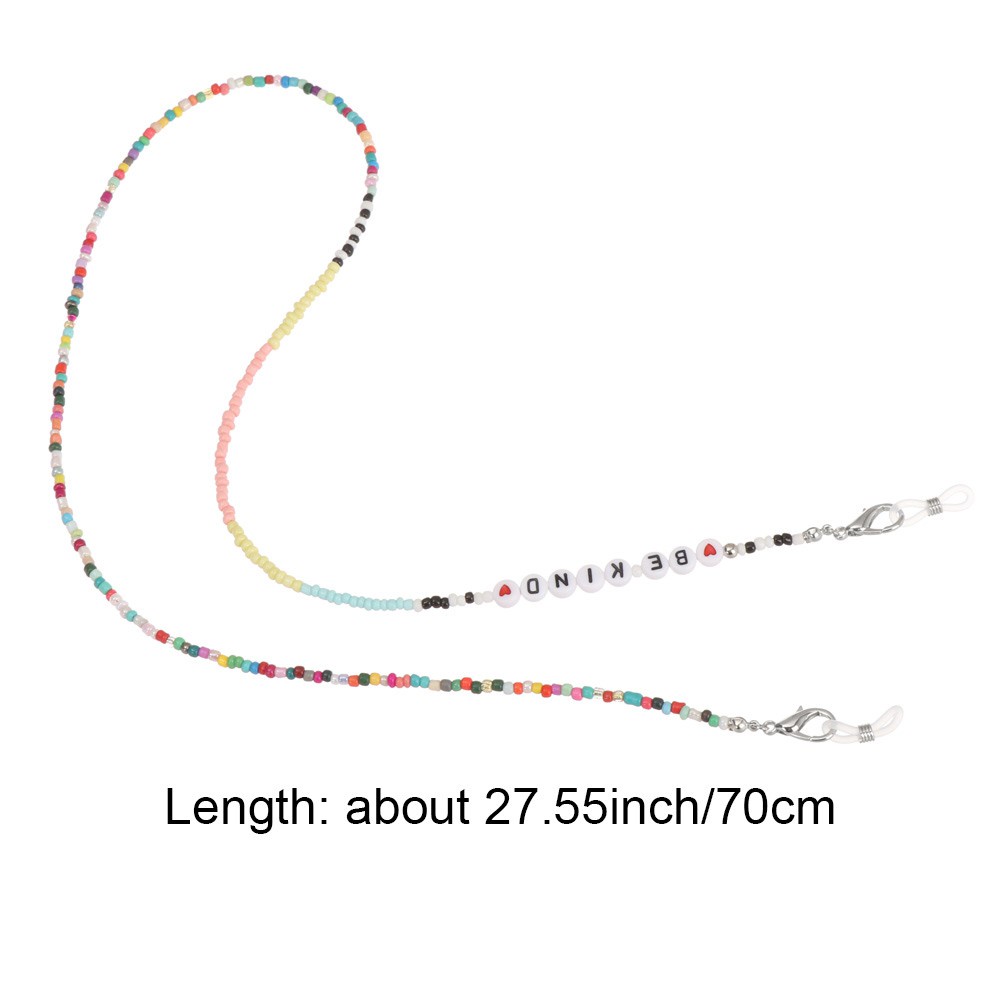 Dây Đeo Giữ Mắt Kính Bằng Acrylic Chống Trượt Thời Trang