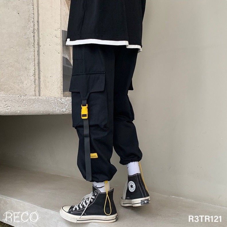 Quần vải nam nữ Hàn Quốc cao cấp dáng rộng Trousers Loose R3TR121