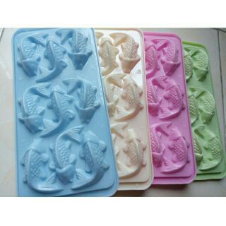 FRESHIP 99K SÉT 5 KHUÔN LÀM  RAU CÂU CÁ CHÉP